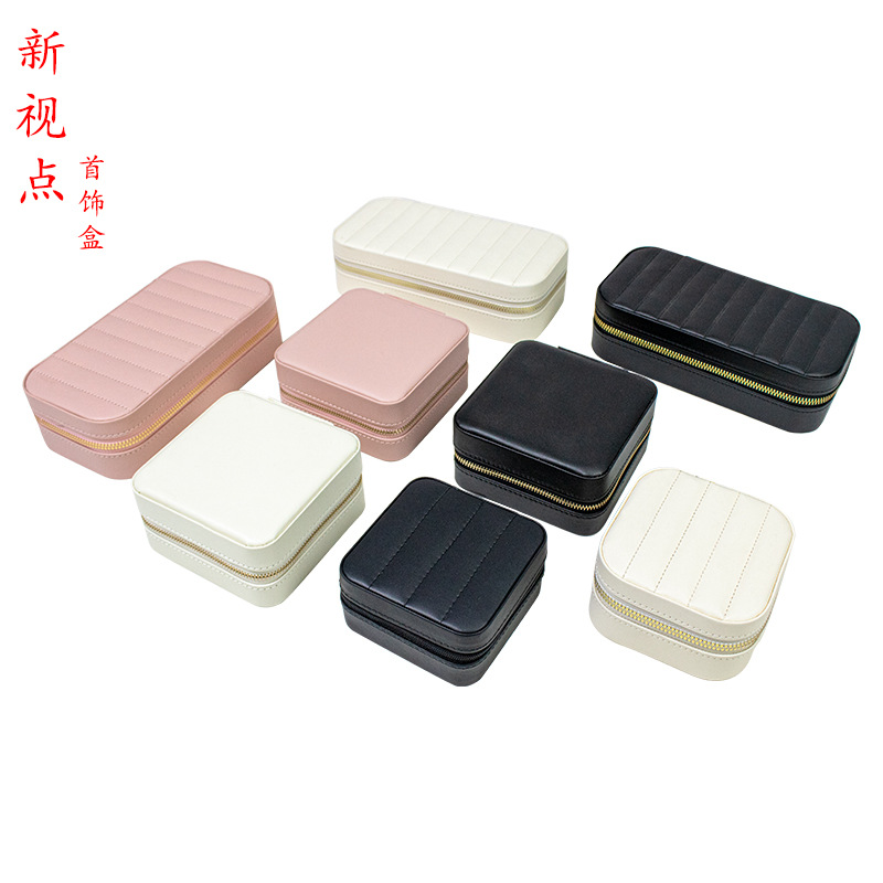 便携饰品收纳盒礼盒手饰盒包装盒耳环耳钉项链戒指珠宝收纳首饰盒